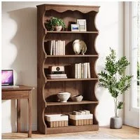 Tribesigns Bücherregal 180 cm Regal mit 6 Ebenen, Standregal mit Aufbewahrungsregal
