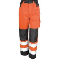 Result Arbeitshose Hi-Vis Warnschutzhose mit Kniepolstertaschen