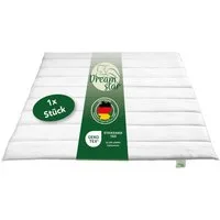 Dreamstar Sommerbettdecke Eco, leichtes und dünnes Steppbett, ideal für den Sommer, Füllung: Faserfüllung, Bezug: angenehm weiche Microfaser, allergikerfreundlich, atmungsaktiv, temperaturausgleichend, 135x200cm