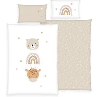 Baby Best Babybettwäsche Little Friends, Renforcé, 2 teilig, mit liebevollem Motiv