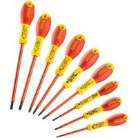 Schraubendreher-Set FATMAX, 10-teilig rot/gelb, Spannungsprüfer