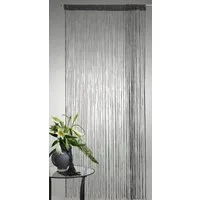 Haus und Deko Fadenvorhang Türvorhang mit Lurex Fadenvorhang 90x250 oder 140x250 cm Gardine (1 St), Stangendurchzug, Lichtschutz, Polyester
