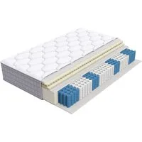 Taschenfederkernmatratze, Flieks, 25 cm hoch, 7-Zonen Federkernmatratze 90x200cm, ergonomisch, Härtegrad H3