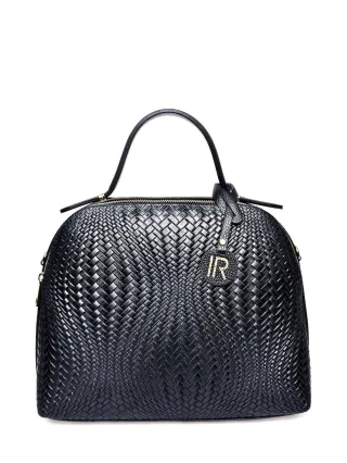 Isabella Rhea Schwarz Rindsledertasche