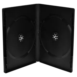MEDIARANGE DVD-Videobox | box12 | Kapazität: 2 CD/DVD - Schwarz (Packung mit 50)
