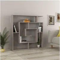 Decortie Bücherregal Labirent, Modernes Bücherregal, Raumtrenner, 125 x 22 x 129 cm