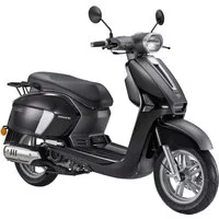 PRIKE Motorroller Classic Roller VL50, (45km/h), 50 ccm, 50 ccm, 45 km/h, Euro 5, Kraftstoffeinspritzung (EFI), Lenkerschloss, Staufach, Scooter, LED