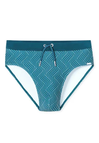 SCHIESSER - Badehose Slip Komfort lime - Gr. - 5