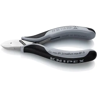 KNIPEX Elektronik-Seitenschneider ESD - 7722115ESD