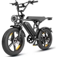 Vankel E-Bike Cityrad E6-2.0 Elektrofahrrad 20” x 4 Damen u. Herren Pedelec 720Wh Max.108KM, Kettenschaltung, Heckmotor, 720 Wh, Pedelec, Elektrofahrrad E-Mountainbike für Erwachsene, E-bikes