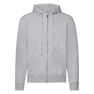 Fruit of the Loom - "Classic" Kapuzenjacke für Herren (Grau meliert)