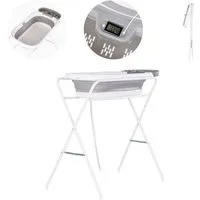Chipolino Babybadewanne Babybadewanne-Set Slim Ständer, 90 cm, Ablage, klappbar, Thermometer
