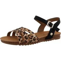 Mustang Shoes Nannette Riemchensandale Sandalette, Sommerschuh mit verstellbarer Schnalle