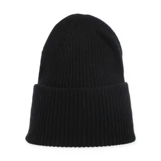 Halsüberkopf Accessoires - Mütze modische Rippe Umschlag schwarz - Gr. - OS