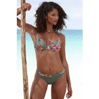 LASCANA Bügel-Bikini-Top Malia, mit tropischem Print