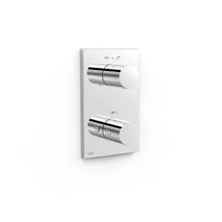 Tres Sichtbares Teil für 2 Wege Unterputzgehäuse Therm box , 06225001 06225001
