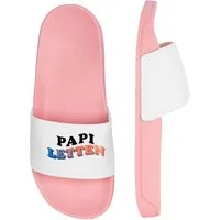 Spreadshirt Papi-Letten Lustige Badeschuhe Für Papa Badelatschen Herren Badeschuh