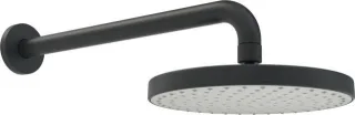 Hansa Kopfbrause HANSABASICJET 4436 1-strahlig d 200 mm L=348 Matt-Schwarz 4436010033