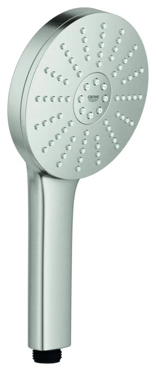 GROHE Handbrause Euphoria 120 134883, 3 Strahlarten 5,2 l/min supersteel, 134883DC00 134883DC00