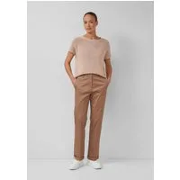 s.Oliver 7/8-Hose Hose Chinohose mit Turn-up aus Baumwollsatin