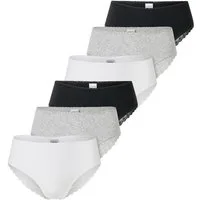 Schiesser Brasilslip 6er Pack 95/5 Modern Cotton (Spar-Set) Brazil Slip - Baumwolle - Atmungsaktiv