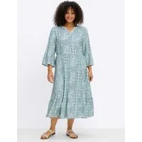 Sheego Etuikleid Kleid 3/4-Arm
