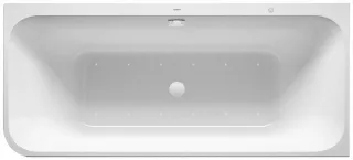 Duravit Happy D.2 Plus Whirlwanne Weiß / Graphit Supermatt 1800x800 mm - 760450800AS0000 760450800AS0000