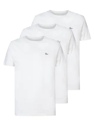 Petrol Industries - 3-er Pack T-Shirt Sidney Herren - Weiß