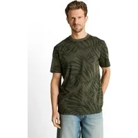 TOM TAILOR Kurzarmshirt mit floralem Allover-Print