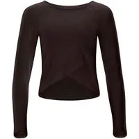 Winshape Langarmshirt Cropped Functional Light and Soft Overlap-Applikation