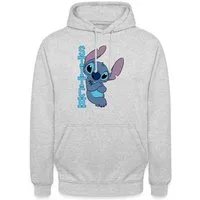 Spreadshirt Hoodie Lilo & Stitch, Stitch Mit Schriftzug Unisex Hoodie (1-tlg)