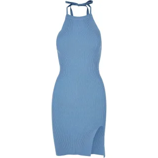 Urban Classics - Kleid Neckholder für Damen (Blau)
