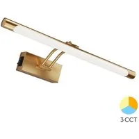 Braytron LED Spiegelleuchte LED Spiegelleuchte Bilderleuchte 8W 40cm 700lm 3CCT Badlampe, LED fest integriert, Neutralweiß, Kaltweiß, Warmweiß, Einstellbare Farbtemperatur