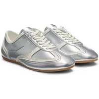 HUGO Mystie Sneaker Schnürschuh, Halbschuh in angesagter Metallic-Optik
