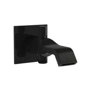 VitrA Suit Wanneneinlauf mit Handbrausanschluss Wandmontage Ausladung Schwarz Hochglanz,A4291839 A4291839