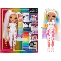 Rainbow High Anziehpuppe Color & Create DIY Modepuppe für Kinder von 4-12 Jahren