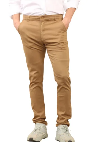 MYT Herren Slim Fit Chinos in Tan