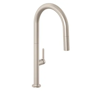 KLUDI-AUREA Spültisch-Einhandmischer herausziehbar Geschirrbrause Stainless Brushed Nickel 55852N575