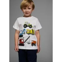 KIDSWORLD T-Shirt Mit allen BAGGER & CO. Print Kurzarm, bedruckt, Rundhalsausschnitt, aus Baumwolle