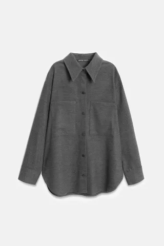 Übergroßes Langarm-Strick-Overshirt