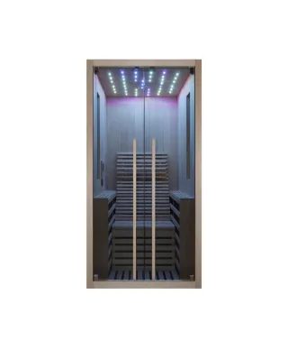 Neuesbad Infrarotkabine 100 x 130 x 195 cm, Hemlock, 1 Person NB1F101001
