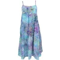 Guru-Shop Midikleid Boho Sommerkleid, luftiges Midikleid,.. alternative Bekleidung