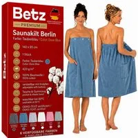 Betz Kilt Frottee Saunakilt BERLIN mit Knöpfen für Damen 420 g/m², Baumwolle