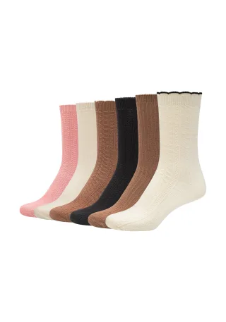Camano Socken "comfort" 6 Paar tlg. mit elastischem Bund