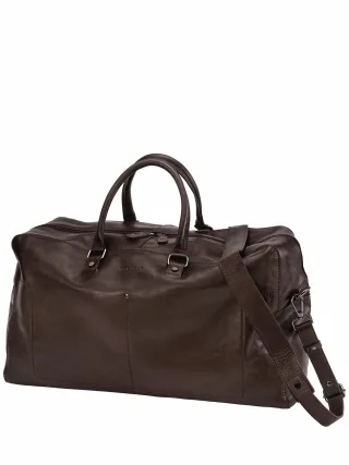 Mey & Edlich Herren Reiselust-Weekender Braun 100 % Rindleder
