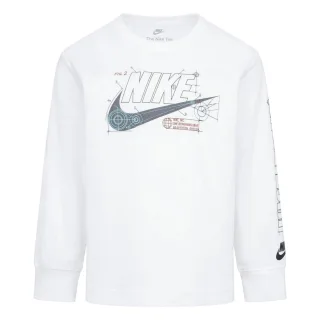 Nike - T-Shirt für Damen, Langärmlig (Weiß)