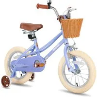 JOYSTAR Kinderfahrrad 12/14/16/18/20 Mädchenfahrrad für 2-13 Jahre alte Kinder, 12" 14" 16" Kinderfahrrad mit Stützrädern & Korb, 20 Zoll mit Ständer