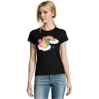 Blondie & Brownie T-Shirt Damen Glücksbärchis Care Bears Hab-Dich-lieb Bärchis Wolkenland Damen Care Bears T-Shirt Hab-dich-lieb Bärchis Wolkenland Retro