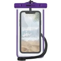 EAZY CASE Handyhülle Universale Unterwasser-Tasche für viele Modelle 3,5 - 6,7 Zoll, Unterwasser Taschen Unterwasserhülle mit IPX8 Schutz Handy Lila Dunkel