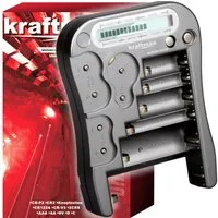 kraftmax Batterietester Batterietester V2 Professional - Universal Batterie und Akku Testgerät, (1 St)